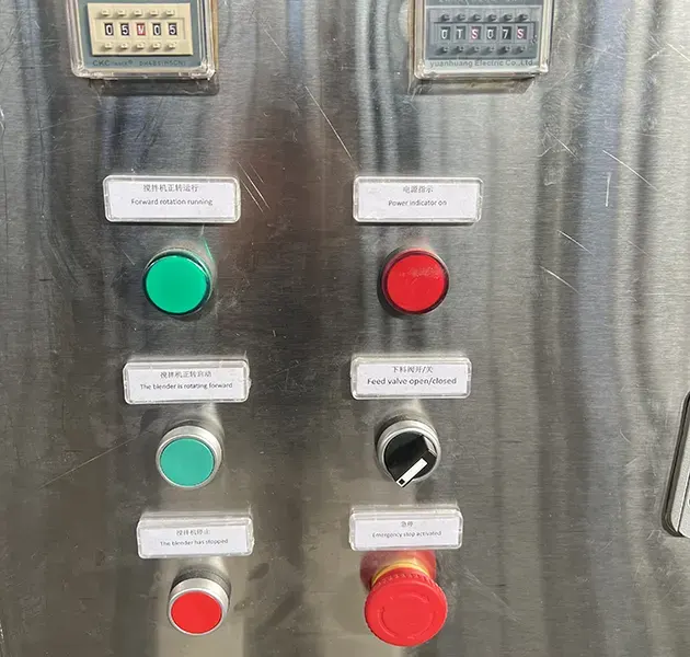 Cuadro de control eléctrico
